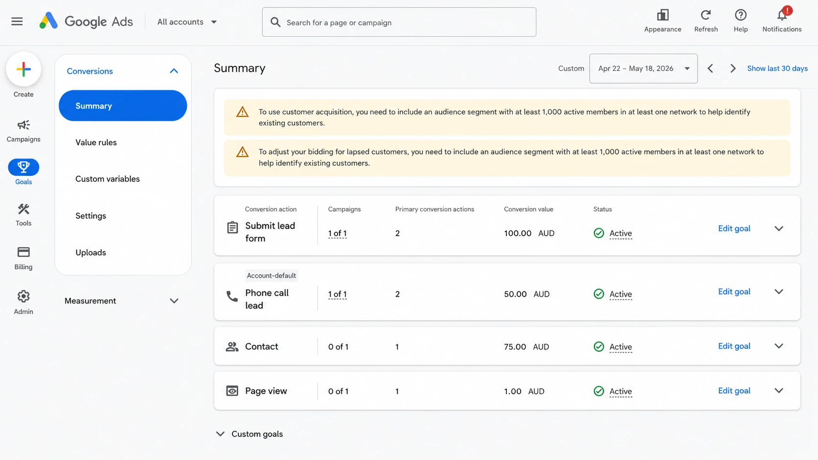 google-ads-conversion-actions