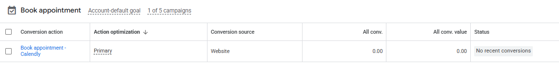 Apollo Hall Booking Tracking: GA4 and Google Ads